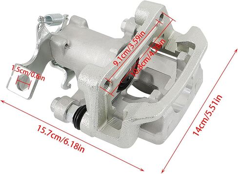 Rear Brake Caliper Set Replacement for 2014 2015 2016 2017 2018 Soul 1.6L 2.0L 58310B2A00 19-B6789A 58311B2A00 19-B6788A in Kuwait