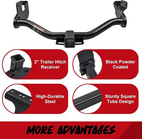 جهاز استقبال DBXB-RV فئة 3 وصلة مقطورة قياسي 2 بوصة متوافق مع 2005-2012 Ford Escape، 2005-2011 Tribute، 2005-2011 Mercury Mariner، باستثناء المصنع 1.25 بوصة. 13650 in Kuwait