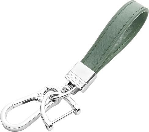 Car Keychain, Leather Vehicle Key Chain Holder with Anti-Lost D-Ring, Cool Automotive Key Fob Keyring, Universal Fit (Pink) in Kuwait