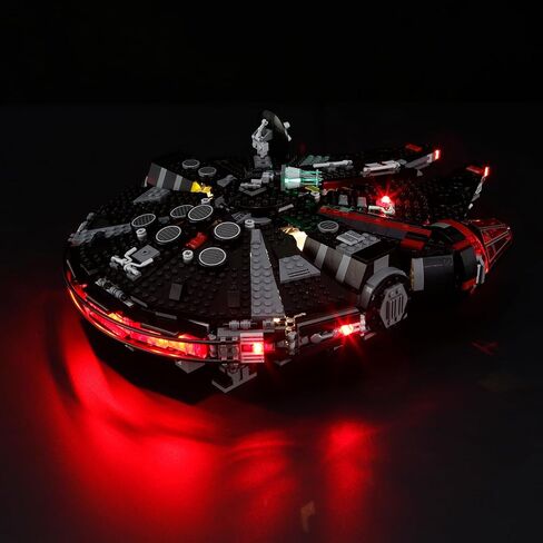 مصابيح LED متوافقة مع مكعبات بناء Lego Star Wars The Dark Falcon 75389 - غير متضمنة مع النموذج - فكرة هدية لمحبي حرب النجوم in Kuwait