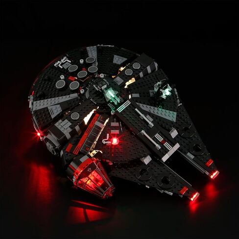 مصابيح LED متوافقة مع مكعبات بناء Lego Star Wars The Dark Falcon 75389 - غير متضمنة مع النموذج - فكرة هدية لمحبي حرب النجوم in Kuwait