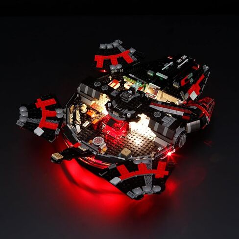 مصابيح LED متوافقة مع مكعبات بناء Lego Star Wars The Dark Falcon 75389 - غير متضمنة مع النموذج - فكرة هدية لمحبي حرب النجوم in Kuwait