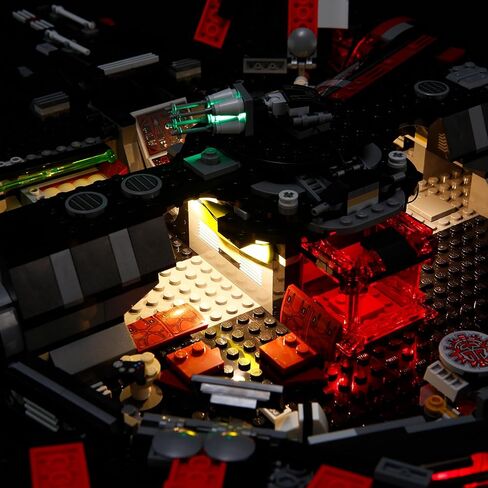 مصابيح LED متوافقة مع مكعبات بناء Lego Star Wars The Dark Falcon 75389 - غير متضمنة مع النموذج - فكرة هدية لمحبي حرب النجوم in Kuwait