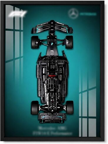 Display Wallboard for Lego Technic Mercedes AMG F1 42171 Race Model Car，Adult Collectibles Wall Mount for Home or Office Décor（No Car Modle） in Saudi Arabia