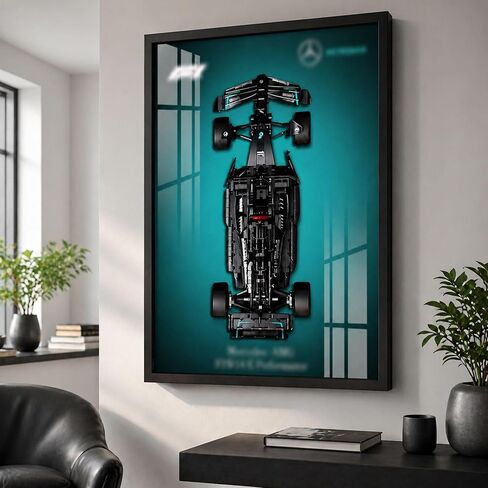 Display Wallboard for Lego Technic Mercedes AMG F1 42171 Race Model Car，Adult Collectibles Wall Mount for Home or Office Décor（No Car Modle） in Saudi Arabia