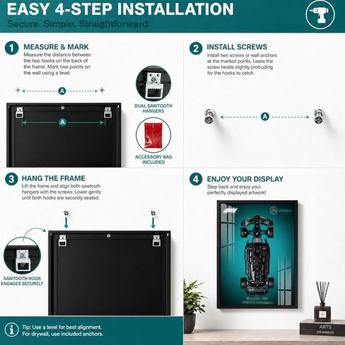 Display Wallboard for Lego Technic Mercedes AMG F1 42171 Race Model Car，Adult Collectibles Wall Mount for Home or Office Décor（No Car Modle） in Saudi Arabia