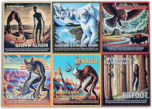 لغز الحديقة الوطنية لور Cryptids Bigfoot | لغز 1000 قطعة | لغز المتنزهات الوطنية القديمة للبالغين | الألغاز النيص الأزرق in Kuwait