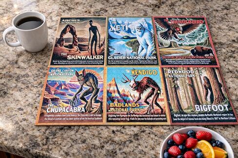 لغز الحديقة الوطنية لور Cryptids Bigfoot | لغز 1000 قطعة | لغز المتنزهات الوطنية القديمة للبالغين | الألغاز النيص الأزرق in Kuwait