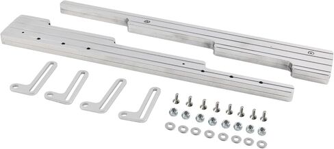 Billet Aluminum Spark Plug Wire Loom Universal V8 Valve Cover Mount Compatible with Ford/Chevy/Mopar Compatibl with 8mm Wires Not for Center Bolt Heads​ Anodized Sliver in Saudi Arabia