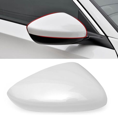 Yumzeco 1PC Compatible with Honda Accord Side Mirror Cover Cap 10th Gen 2018 2019 2020 2021 2022, Glossy Black Door Rearview Mirror Cap Replacement for Accord W/O Light Hole - Right Passenger Side in Kuwait