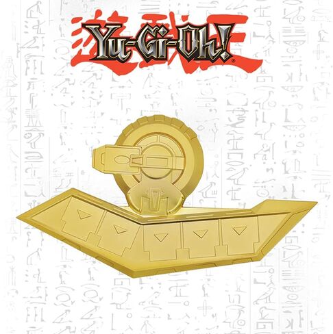 Yu-Gi-Oh! 24K Gold Plated Duel Disk Mini Replica in Saudi Arabia