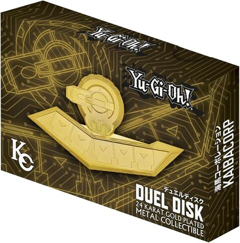Yu-Gi-Oh! 24K Gold Plated Duel Disk Mini Replica in Saudi Arabia