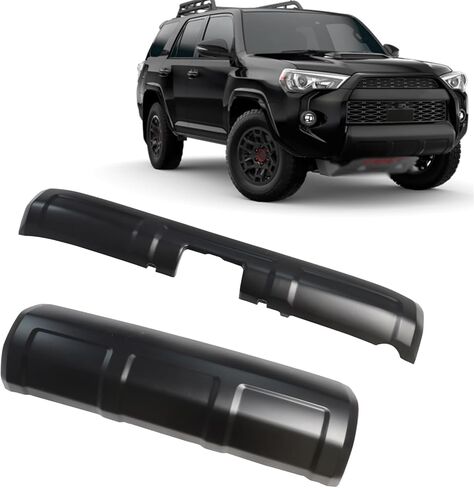 2pcs Front & Rear Bumper Lower Valance Panel Molding Compatible with 4Runner 2014-2023 Matte Black Lower Valance Panel in Kuwait