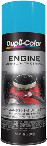 Dupli-Color (EDE164307-6 PK) Torque N' Teal Engine Enamel with Ceramic - 12 oz. Aerosol, (Case of 6) in Kuwait