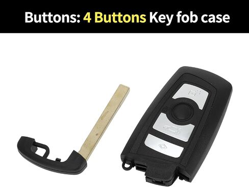 X AUTOHAUX مفتاح شل حالة دخول بدون مفتاح البعيد مفتاح فوب استبدال الحال بالنسبة لسيارات BMW 1 3 4 5 6 7 F سلسلة X3 X5 M2 M5 F10 235ix 320 4 أزرار in Kuwait