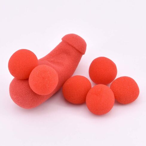 SUMAG 1 Set Sponge Brother with 4 Pcs Red Sponge Balls Magic Tricks Funny Stage Street Illusion Gimmick Accessories Props Mentalism (Sponge Brother) in Kuwait