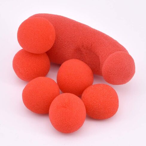 SUMAG 1 Set Sponge Brother with 4 Pcs Red Sponge Balls Magic Tricks Funny Stage Street Illusion Gimmick Accessories Props Mentalism (Sponge Brother) in Kuwait