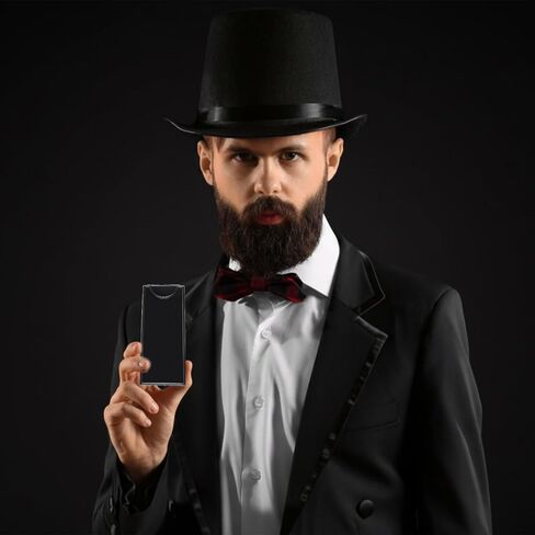 6 قطع من خدع العملات المعدنية السحرية من سكيليتي، خدع سحرية مقاس 10.16 سم تختفي منزلق صندوق العملات المعدنية، هدايا تبادل ممتعة للدعائم السحرية للمبتدئين والبالغين in Kuwait