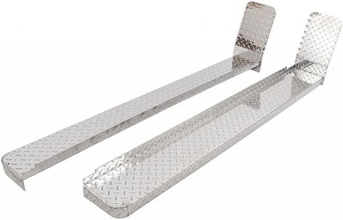 لوحات تشغيل Dee-Zee لسيارة Ford E-150/E-250 2006-2014 | قطع بعيدا | 37 في | فضي in Kuwait