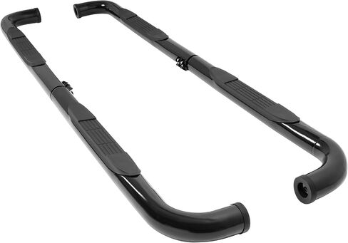 Running Board Side Step Compatible with 2001-2003 Ford F-150 Super Crew Cab (Include 2004 Heritage) Step Nerf Bar Steel+Plastic Powder Coated Black in Kuwait