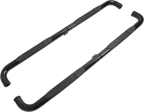 Running Board Side Step Compatible with 2001-2003 Ford F-150 Super Crew Cab (Include 2004 Heritage) Step Nerf Bar Steel+Plastic Powder Coated Black in Kuwait