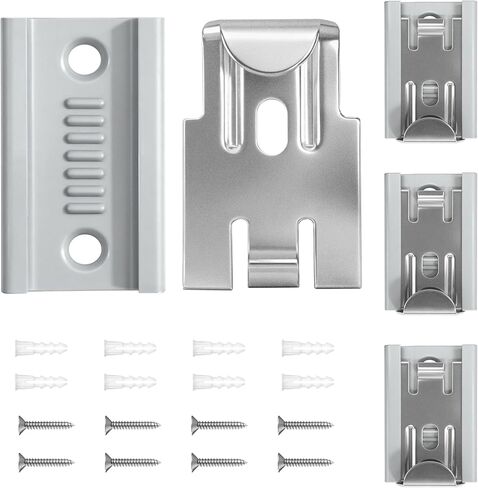 CG 64114BV Nickel Plated Adjustable Mirror Clip Set Suitable for 1/4-inch Flat Edge, Seamed Edge & Beveled Edge Models Straight Edge Glass (4pack) in Saudi Arabia