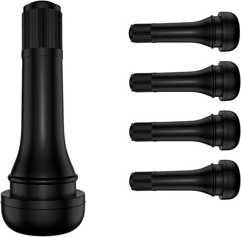 Valve Stems, Metal Valve Stems for Tubeless Tires - Heavy Duty Rubber Snap-in Tire Valve Stems Replacement Kit - for Car, Truck, Lawn Mower, Motorcycle (TR412-4PCS,TR413-4PCS,TR414-4PCS) in Saudi Arabia