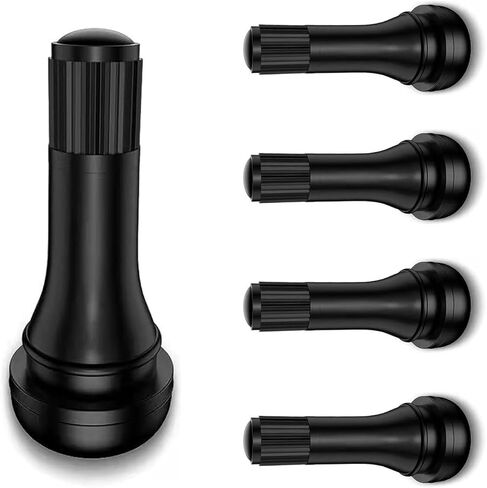 Valve Stems, Metal Valve Stems for Tubeless Tires - Heavy Duty Rubber Snap-in Tire Valve Stems Replacement Kit - for Car, Truck, Lawn Mower, Motorcycle (TR412-4PCS,TR413-4PCS,TR414-4PCS) in Saudi Arabia