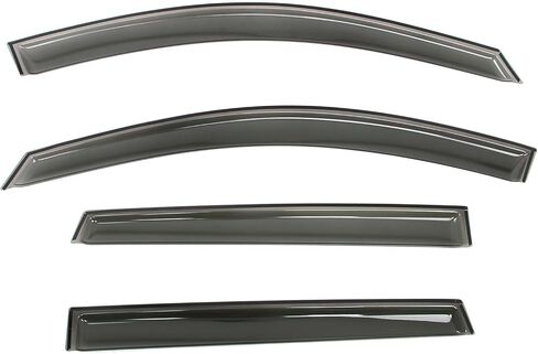 IKON MOTORSPORTS in Channel Window Visors Compatible with 2009-2017 Chevrolet Traverse, Acrylic Smoke/Tinted Rain Guards, Side Window Wind Deflectors 4PCS in Kuwait