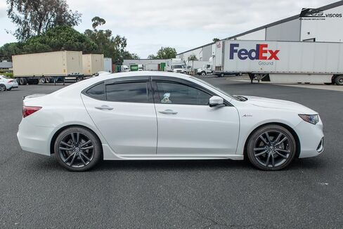 بديل لأقنعة 2015-2020 Acura TLX EOS JDM Mugen Tape-On Style دخان ملون فتحات جانبية عاكسات النوافذ واقي المطر DWV-V246 in Kuwait