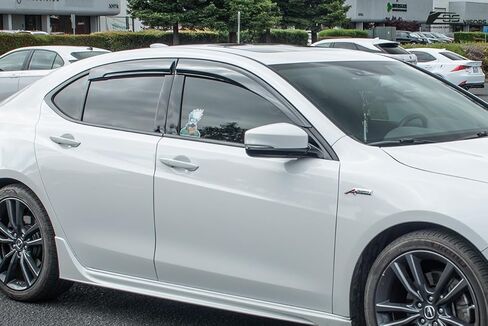 بديل لأقنعة 2015-2020 Acura TLX EOS JDM Mugen Tape-On Style دخان ملون فتحات جانبية عاكسات النوافذ واقي المطر DWV-V246 in Kuwait