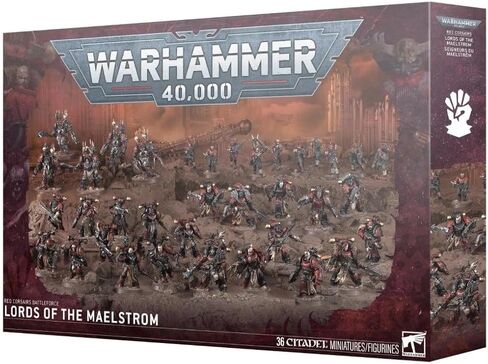 مجموعة صناديق Warhammer 40K Red Corsairs Lords of Maelstrom Battleforce in Kuwait