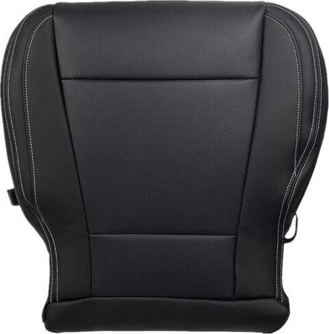 GXARTS Driver Side Bottom Replacement Leather Perforated Seat Cover Black #HB or EB Compatible with Ford F150 Lariat 2015 2016 2017 Fit For Ford F250 F350 F450 F550 2017-2022 in Kuwait