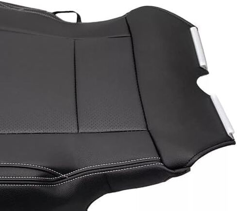 GXARTS Driver Side Bottom Replacement Leather Perforated Seat Cover Black #HB or EB Compatible with Ford F150 Lariat 2015 2016 2017 Fit For Ford F250 F350 F450 F550 2017-2022 in Kuwait