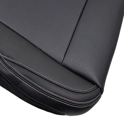 GXARTS Driver Side Bottom Replacement Leather Perforated Seat Cover Black #HB or EB Compatible with Ford F150 Lariat 2015 2016 2017 Fit For Ford F250 F350 F450 F550 2017-2022 in Kuwait