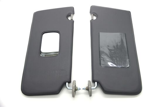 مجموعة واقي من الشمس باللون الرمادي لعام 1989 1990 1991 1992 1993 1994 1995 1996 Geo Tracker، Sidekick، Vitara - مظلات شمسية متينة للحماية من الأشعة فوق البنفسجية مع مرآة وحامل بطاقات in Kuwait