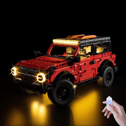 Nitemode Light Kit Compatible with Lego 42213 Ford Bronco SUV, Upgraded Brightness Adjustable Lighting Accessories(No Model) in Saudi Arabia