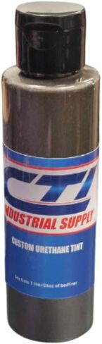 Raptor Truck Bed Liner Kit with Colored Charcoal Metallic Tint and Spray Gun - 2 Liters - Protective Spray On Paint for Coating Trucks, Tailgates, Vehicle Undercoating - Tintable Bedliner Formula in Saudi Arabia