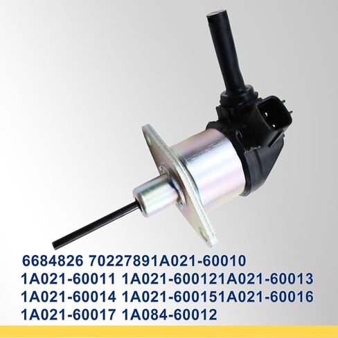 1A021-60015 1A021-60017 الوقود اغلاق الملف اللولبي 12V لمحرك كوبوتا V2003 V2203 V2403 D1503 D1703 D1803 L2800 L3130 L3200 L3430 البوبكات S150 S160 S175 S185 T190 1A021-60010، 6684826، 7022789 in Kuwait