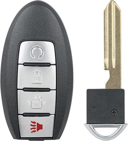 استبدال Vurkcy Key Fob لـ 2016-2020 Nissan Pathfinder/ 15-18 Murano SV/ 17-18 Titan جهاز التحكم عن بعد للدخول بدون مفتاح للسيارة، KR5S180144014، 4 أزرار in Kuwait