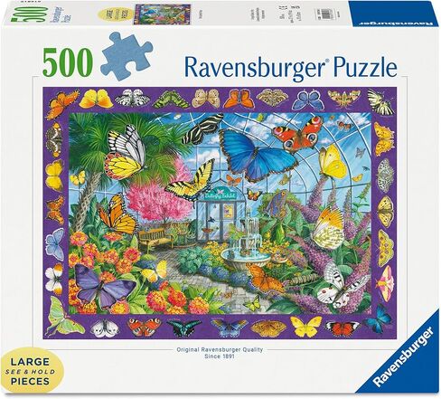 لعبة ألغاز Ravensburger The Butterfly Place ذات الحجم الكبير مكونة من 500 قطعة للبالغين in Kuwait