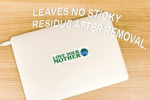 Love Your Mother Earth Environmental Climate Change Vinyl Sticker Decal (2 Pack) - 5.75x1.75 Inches - for Car Truck SUV Van Window Bumper Wall Laptop Tablet Cup Tumbler and Any Smooth Surface in Kuwait