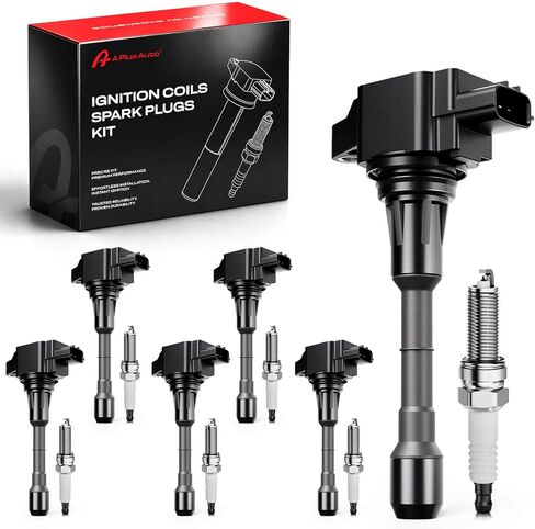 Set of 6 Ignition Coil Packs & Spark Plugs Fits For 3.5 V6 Nissan Murano Maxima Altima Pathfinder Infiniti G35 EX35 JX35 2009 2010 2011 2012 2013 2014 2015 2016 3.5L Replaces# UF550 in Saudi Arabia