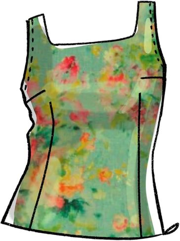 McCalls M8287A5 Misses' Tops Sewing Pattern Kit, Design Code M8287, Sizes 6-8-10-12-14 in Saudi Arabia