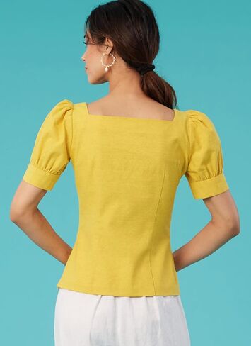 McCalls M8287A5 Misses' Tops Sewing Pattern Kit, Design Code M8287, Sizes 6-8-10-12-14 in Saudi Arabia