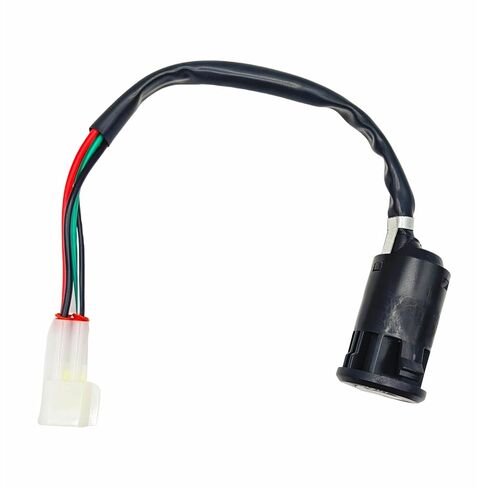 RedCap 4-Wire Ignition Switch with Keys 50cc 70cc 90cc 110cc 125cc 150cc 200cc 250cc ATV Dirt Bike Go-Kart Compatible with Apollo Blazer 125 Commander 125 TaoTao Kazuma Sunl Coolster Buyang in Kuwait