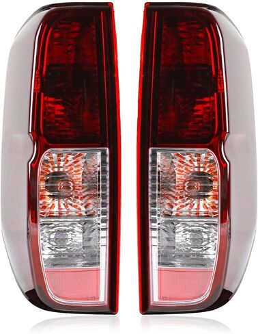 Tail Lights Compatible with 2005-2021 Nissan Frontier 2009-2012 Suzuki Equator Halogen Type Smoked Red Brake Rear Lamp Taillights in Saudi Arabia