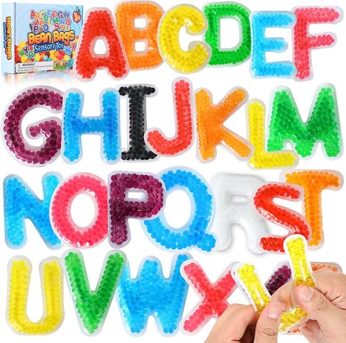 LESONG Autism Sensory Fidget Toys: Alphabet Letters ABC Learning Educational Montessori Toys,Quiet Fidgets Sensory Toys for Classroom Calm Down Corner Autistic Relief in Saudi Arabia