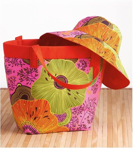Simplicity SS9580A Bag, Wide Brim Hat, and Necklace Sewing Pattern Packet, Design Code S9580, All Sizes in Kuwait