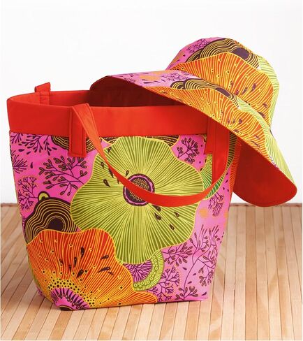 Simplicity SS9580A Bag, Wide Brim Hat, and Necklace Sewing Pattern Packet, Design Code S9580, All Sizes in Kuwait